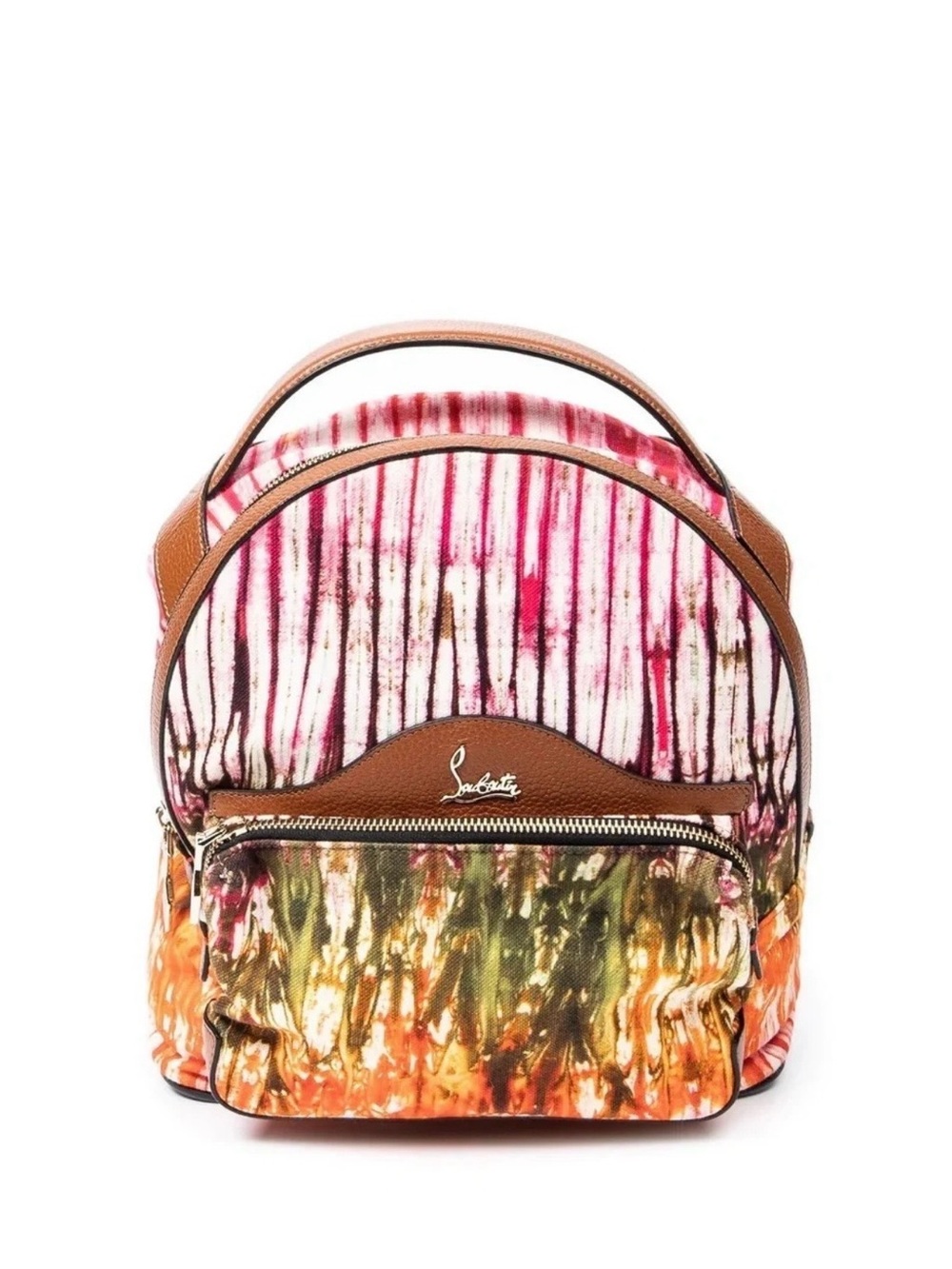 Christian Louboutin Multicolor Tie-Dye- Pink, Green, Orange